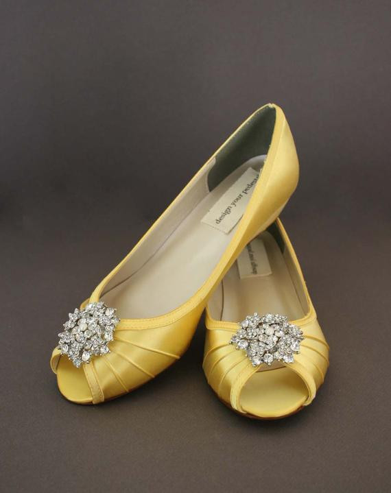 Yellow Wedding Shoes
 Yellow Wedding Shoes Yellow Wedding Bridal Shoes Wedding