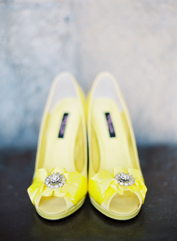 Yellow Wedding Shoes
 I Heart Wedding Dress Yellow Wedding Shoes