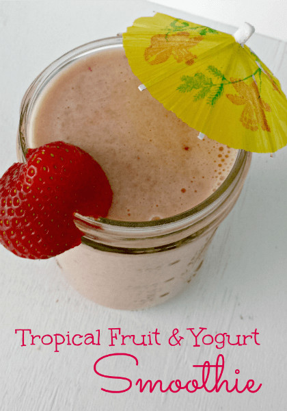 Yogurt Fruit Smoothies
 Tropical Fruit and Yogurt Smoothie Moments With Mandi