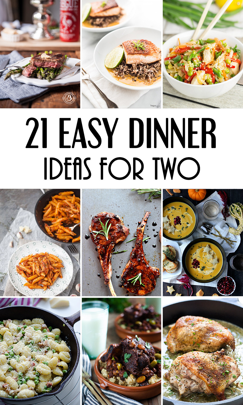 Yummy Dinners For Two
 21 Easy Dinner Ideas For Two That Will Impress Your Loved e