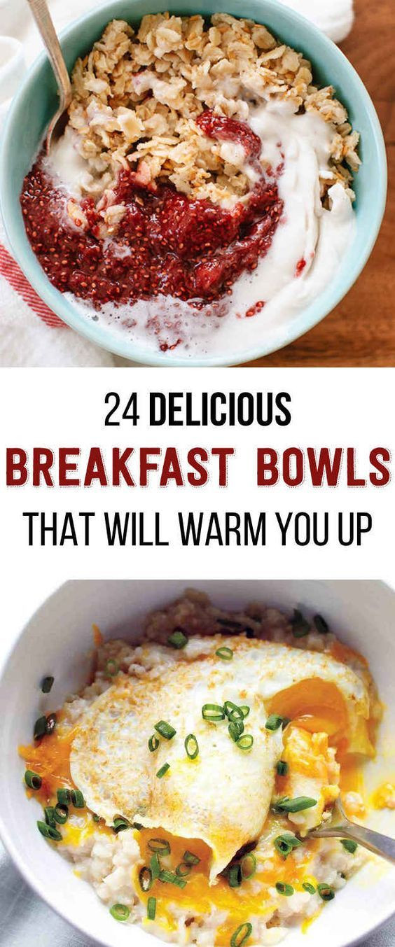 Yummy Healthy Breakfast
 24 Delicious Breakfast Bowls That Will Warm You Up