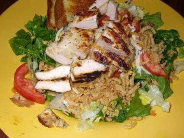 Zaxby'S Grilled Chicken Salad Calories
 Zaxby s grilled chicken salad sans onion rings cheese