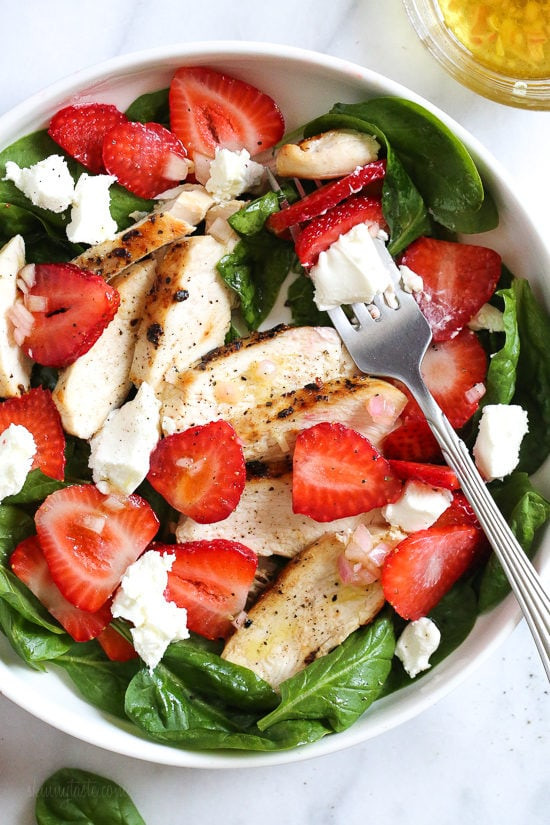 Zaxby'S Grilled Chicken Salad Calories
 Grilled Chicken Salad with Strawberries and Spinach Recipe