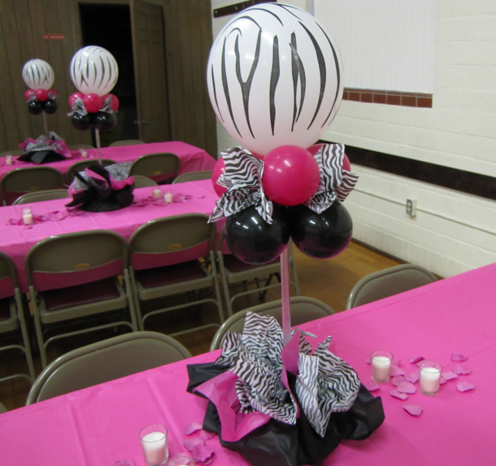 Zebra Print And Pink Birthday Party Ideas
 Zebra Party Decorations