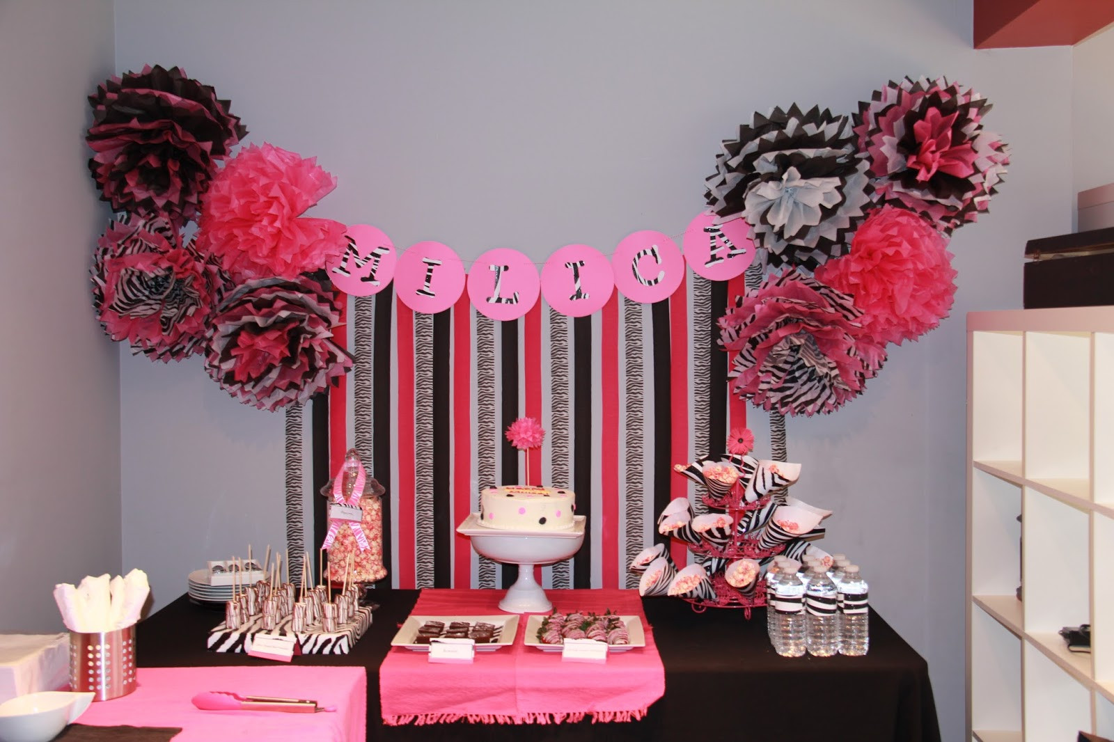 Zebra Print And Pink Birthday Party Ideas
 THREElittleBIRDS Hot Pink and Zebra Print Party