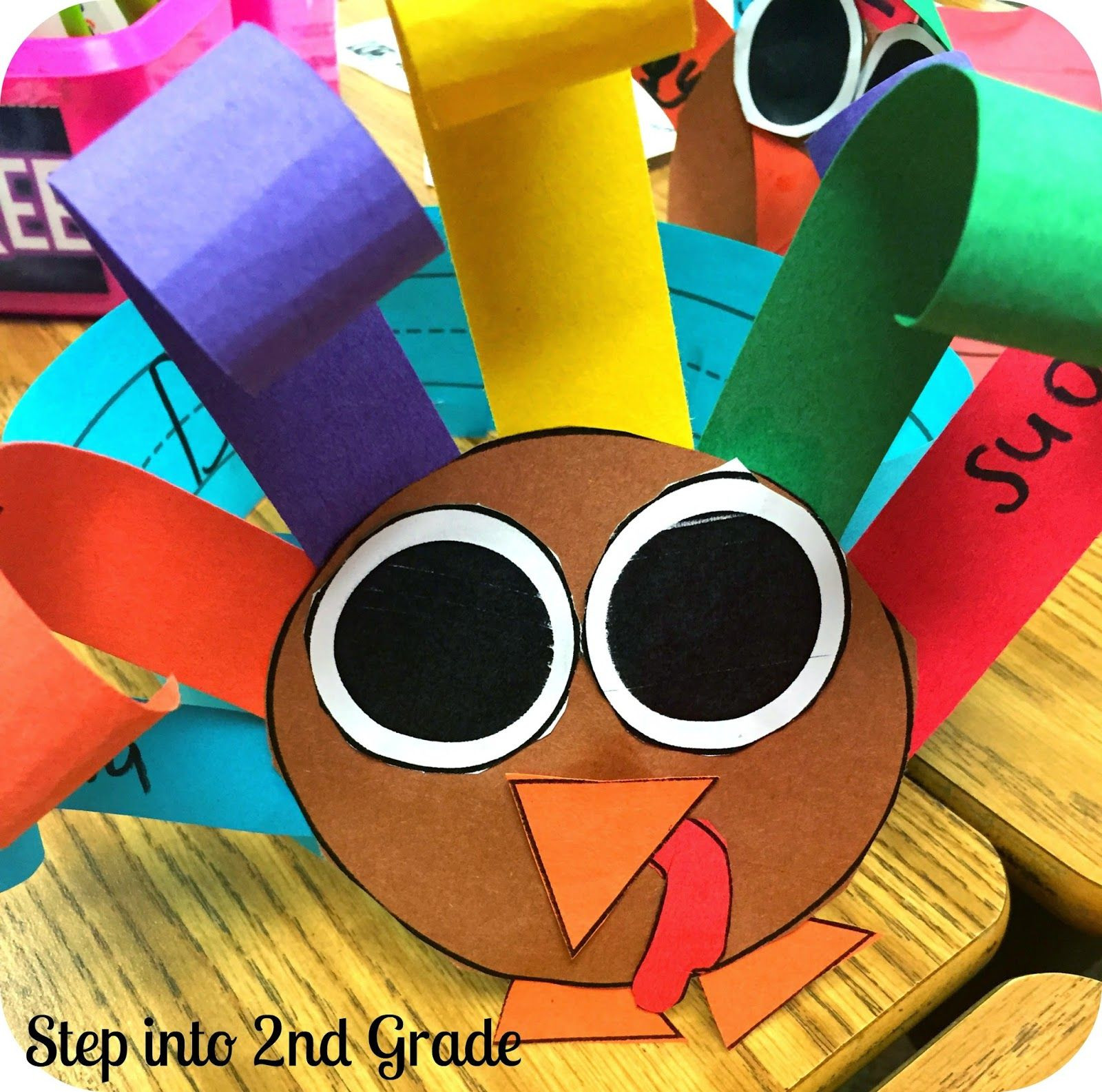 2nd Grade Thanksgiving Crafts
 Step into 2nd Grade with Mrs Lemons We Are Thankful