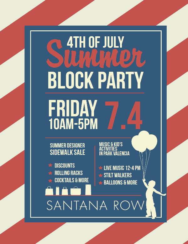 4th Of July Block Party
 83 Party Flyers PSD Word AI Pages EPS Formats