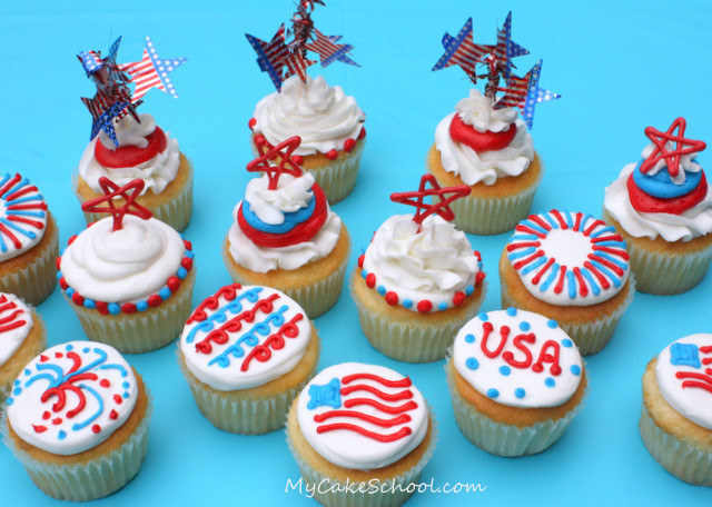 4th Of July Cupcake Ideas
 Fourth of July Cupcakes