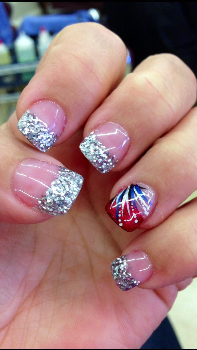 4th Of July Nail Design
 4th of July nails