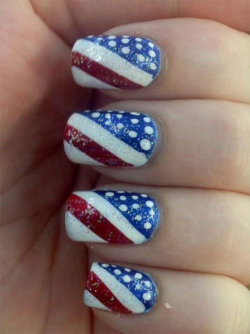 4th Of July Nail Design
 15 Fourth July Acrylic Nail Art Designs Ideas Trends