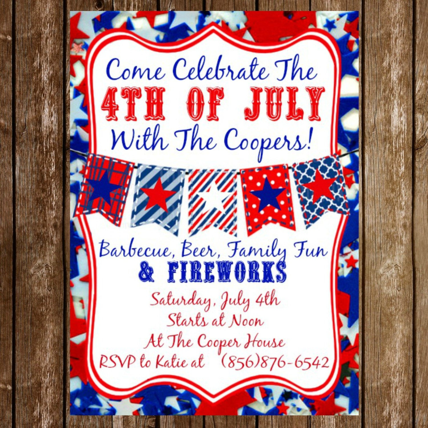 4th Of July Party Invitations
 Fourth of July Party Invitation Download 4th of July