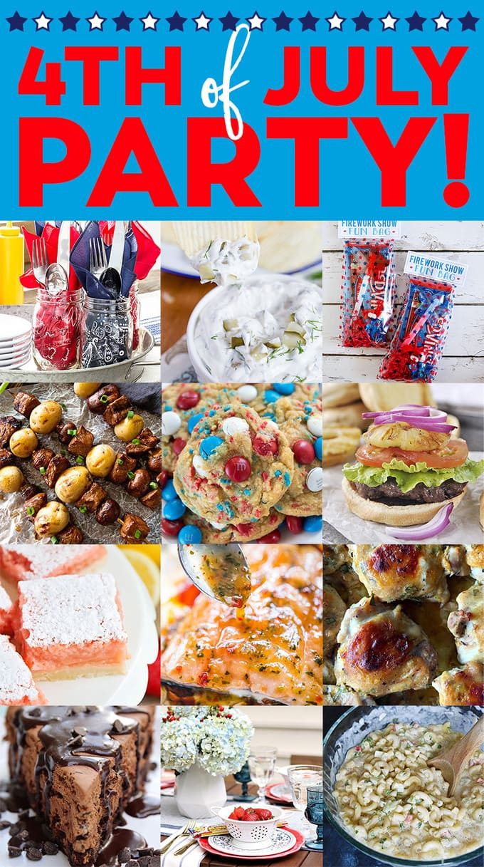 4th Of July Party Recipes
 Fourth of July Patriotic Meal Plan