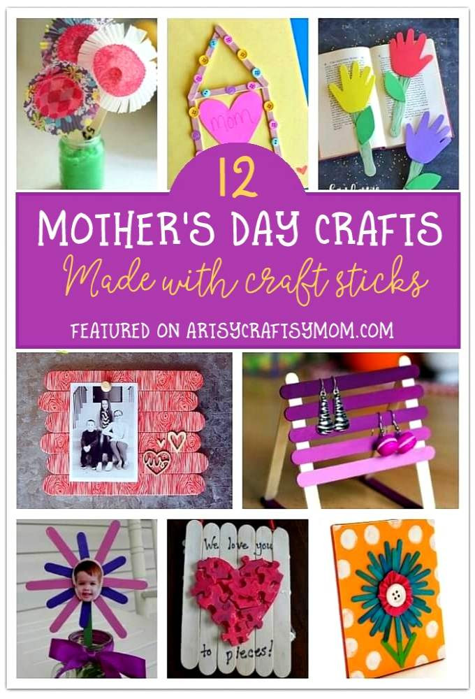 Art Craft For Mother's Day
 12 Mother s Day Crafts to Make with Craft Sticks