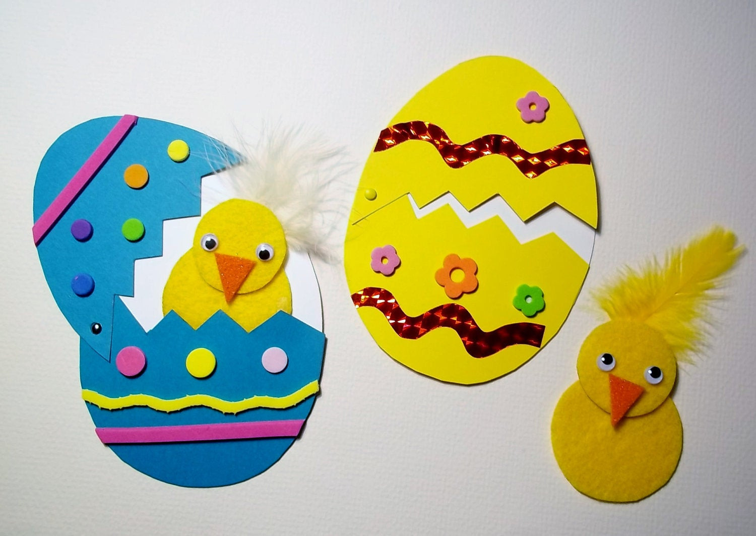 Arts And Crafts For Easter
 Easter EGG n CHICK 2 Craft Kit by kazsmom on Etsy