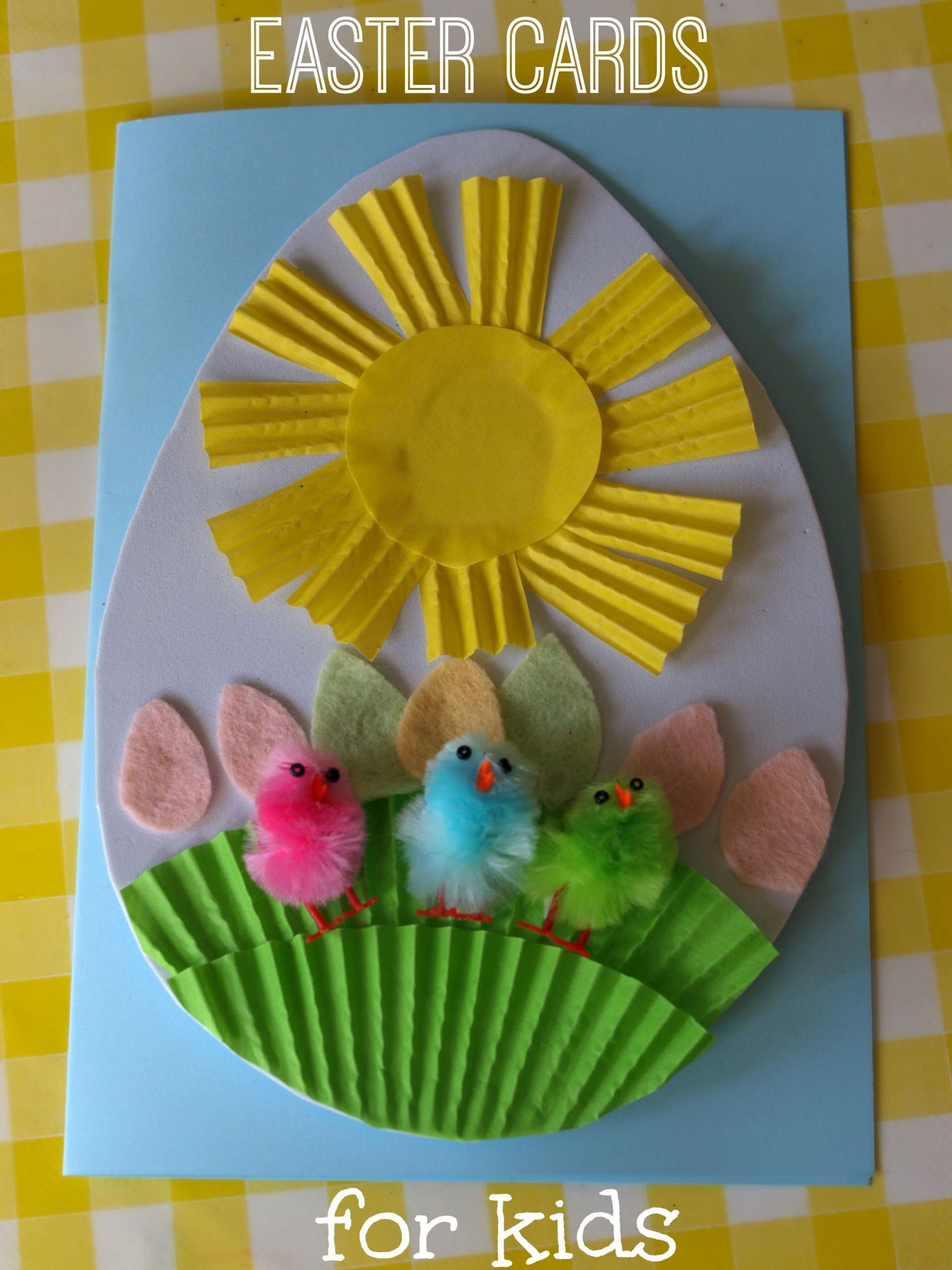 Arts And Crafts For Easter
 Easter Cards for Preschoolers to Make