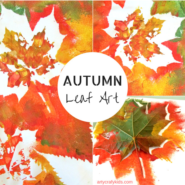 Autumn Arts And Craft
 Autumn Leaf Painting