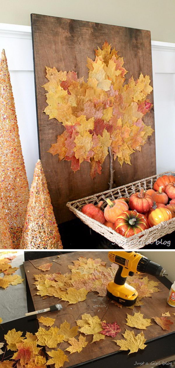 Autumn Decorations Diy
 30 Easy and Bud Friendly DIY Fall Decorating Ideas