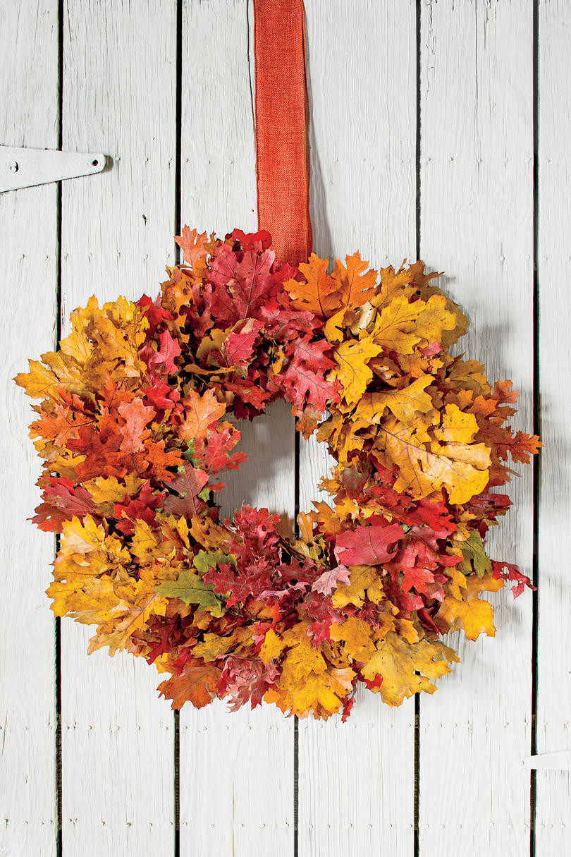 Autumn Decorations Diy
 DIY Fall Home Decor We re Dreaming About Southern Living