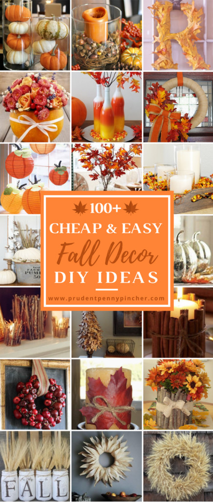 Autumn Decorations Diy
 50 Cheap and Easy DIY Outdoor Fall Decorations Prudent