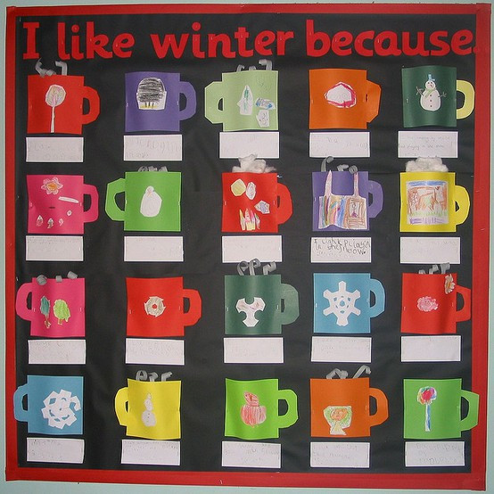 Bullentin Board Ideas For Winter
 Library Learners Winter Bulletin Board Ideas