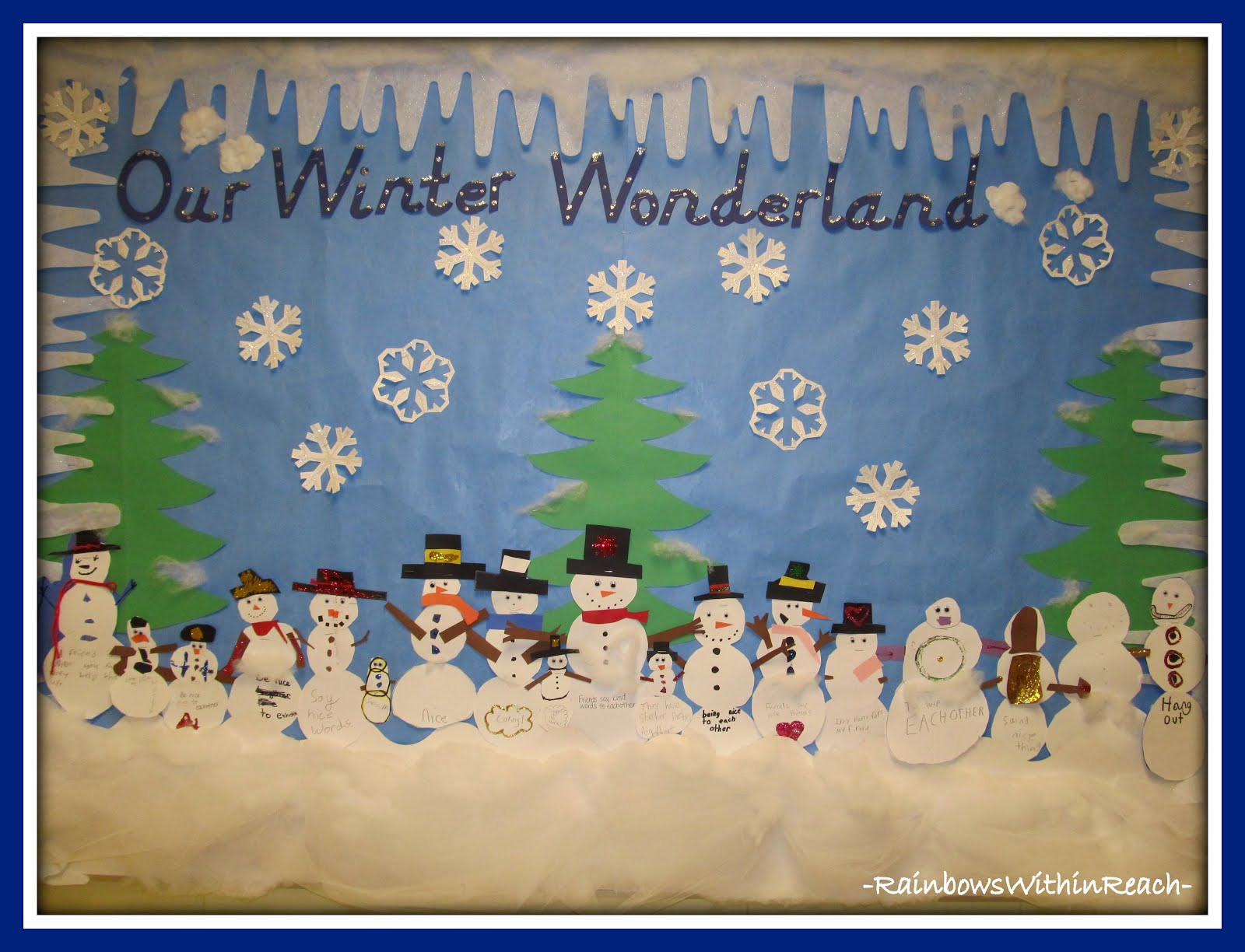Bullentin Board Ideas For Winter
 Winter RoundUP Snowmen Snowflake Penguin Fun