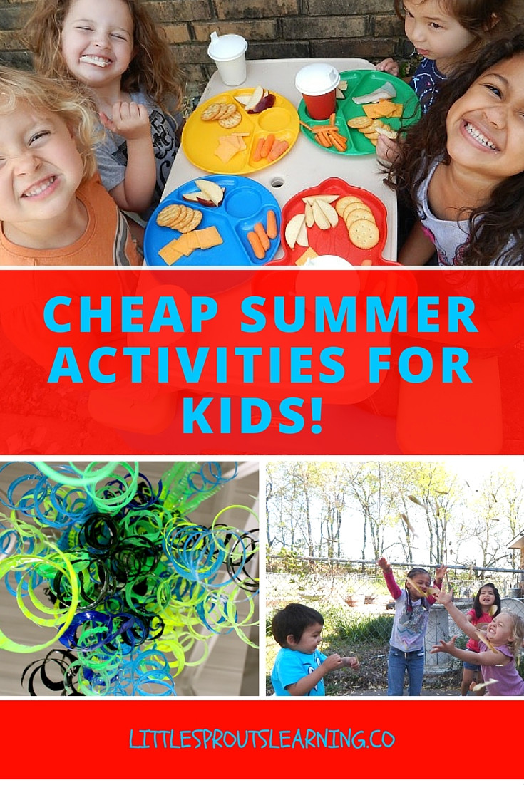 Cheap Summer Activities
 Cheap Summer Activities for Kids Little Sprouts Learning