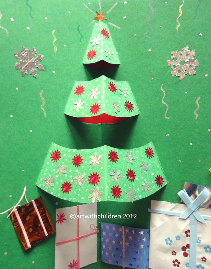 Christmas Card Crafts
 CHRISTMAS TREE POP UP CARD
