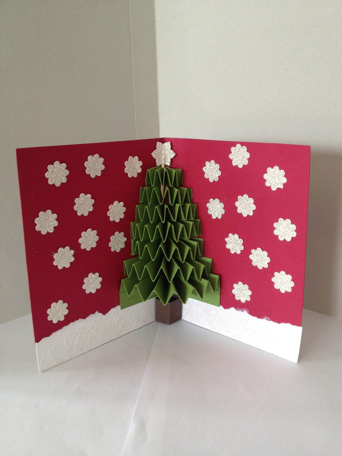 Christmas Card Crafts
 Janet s Crafts 3D Christmas card