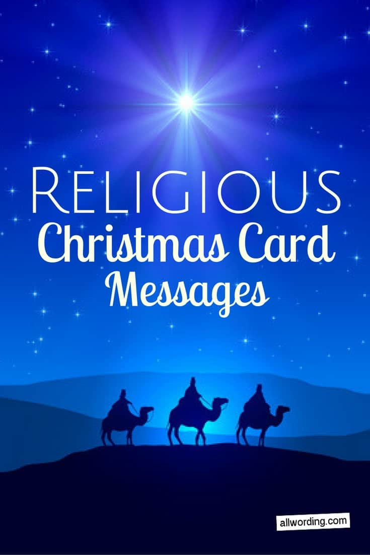 Christmas Card Message Ideas
 25 Religious Christmas Card Messages AllWording