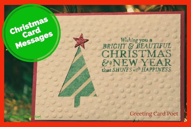 Christmas Card Message Ideas
 Christmas Card Messages To Brighten the Holidays