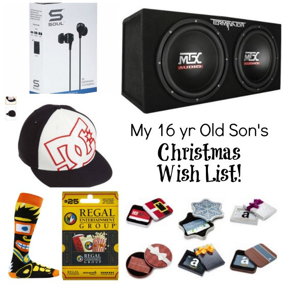 Christmas Gifts For 16 Year Olds
 This is my 16 Year Old Son s Christmas List