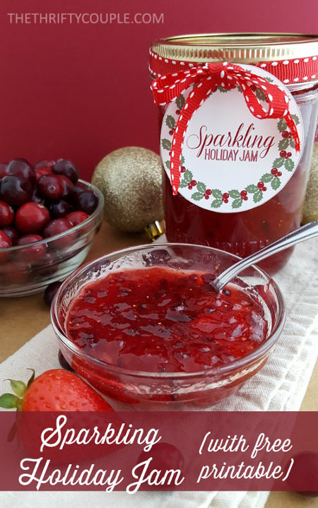Christmas Jam Recipe
 20 Minute Sparkling Holiday Jam Recipe with Free Gift Tag