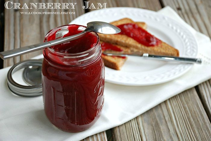 Christmas Jam Recipe
 Homemade Cranberry Jam from willcookforsmiles