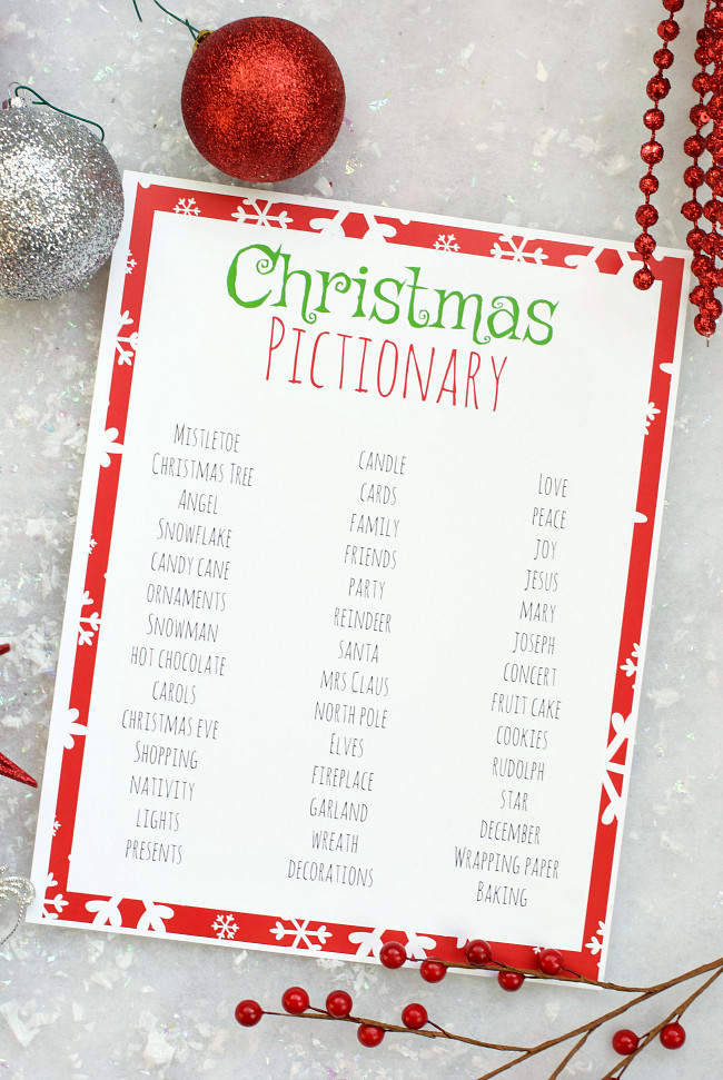 Christmas Party Game Ideas
 Free Printable Holiday Party Games for Kids – Fun Squared