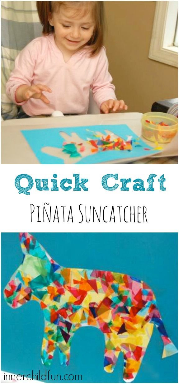 Cinco De Mayo Activities For Seniors
 Quick Craft Piñata Suncatchers