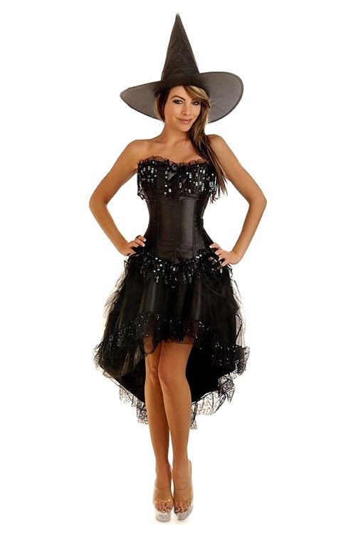 Corset Halloween Costumes Ideas
 Burlesque Witch Costume y Witch Costume Corset