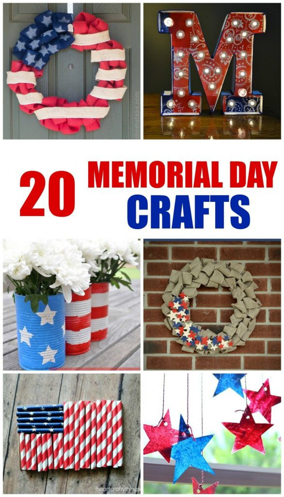 Craft For Memorial Day
 20 Memorial Day Craft Ideas for Home or School Classroom