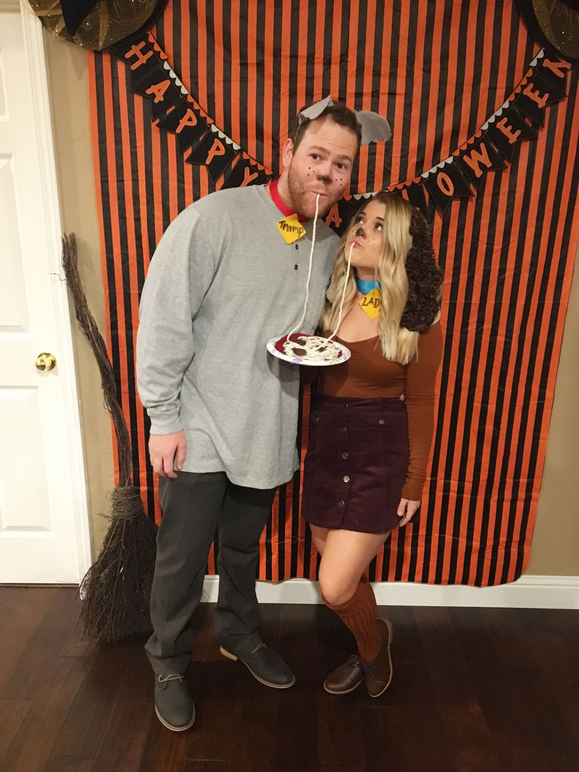 Cute Halloween Costume Ideas For Couples
 Aww how cute Lady and the Tramp couples costume