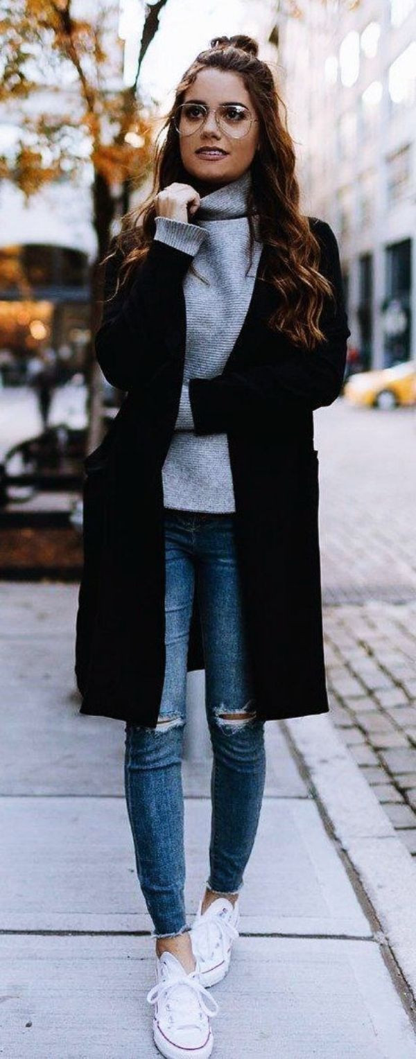 Cute Outfit Ideas For Winter
 Cute Winter Outfits with Sneakers