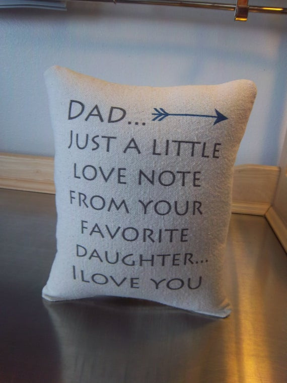 Daddy Daughter Fathers Day Gifts
 Dad t from daughter pillow best father t from daughter