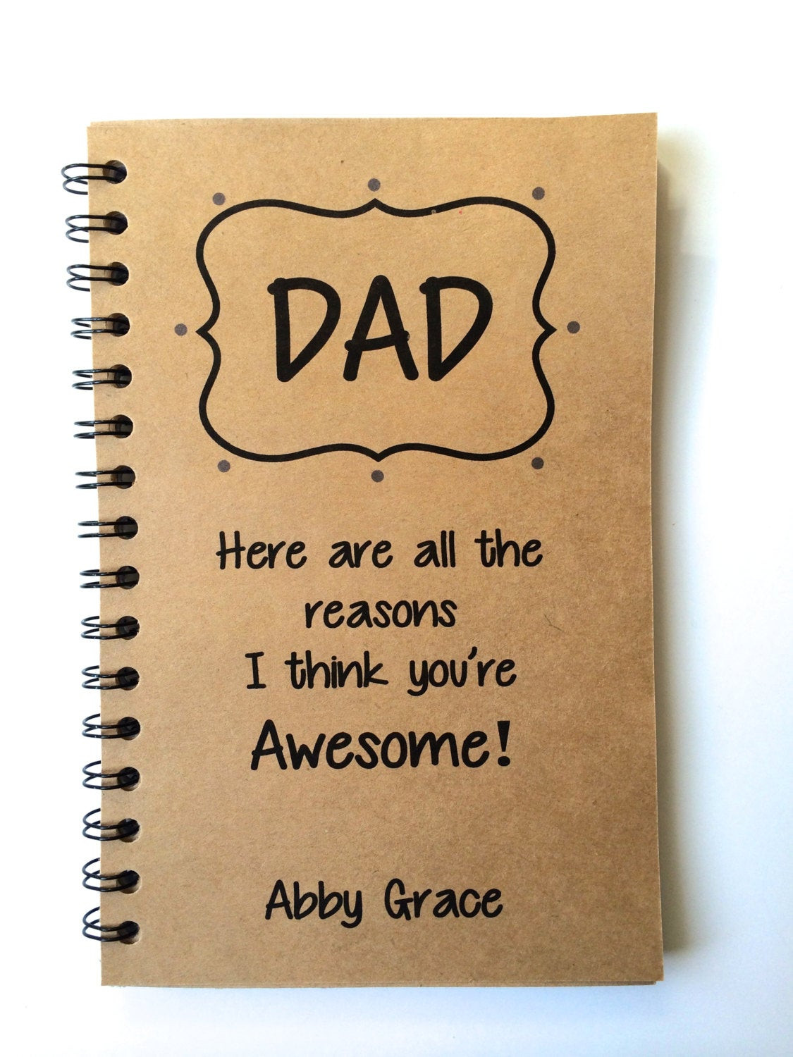 Daddy Daughter Fathers Day Gifts
 Fathers Day Gift Dad Gift From Daughter From Son Journal