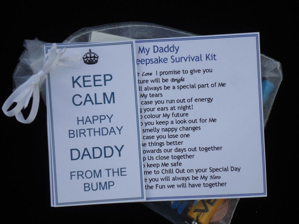 Daddy To Be Fathers Day Gifts
 Dad to Be Birthday Card Present Gift From the Bump Mum to