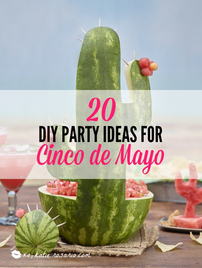 Diy Cinco De Mayo Decorations
 20 DIY Party Ideas for Cinco de Mayo xo Katie Rosario