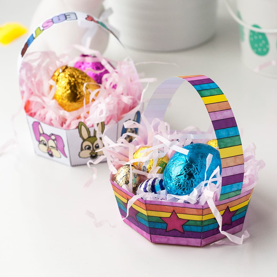 Diy Easter Baskets
 DIY Easter Egg Basket Templates