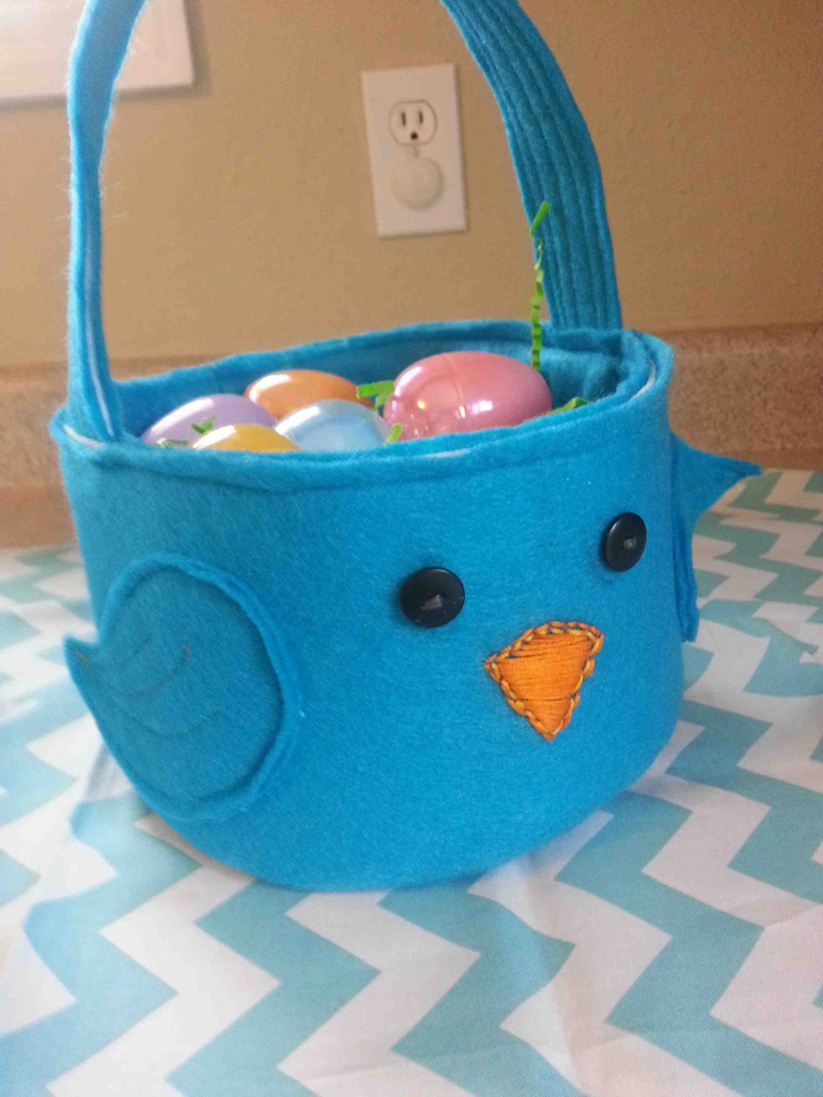 Diy Easter Baskets
 Made by Me d with you Tutorial DIY Felt Easter