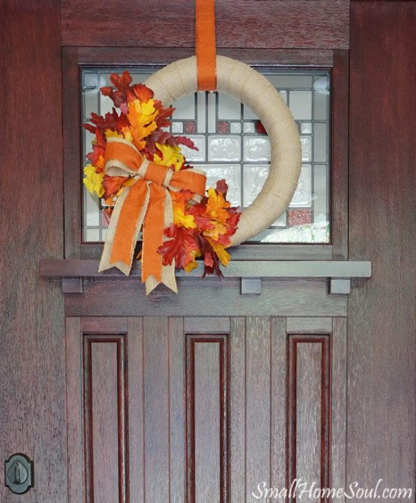 Diy Fall Wreaths Front Door
 Front Door DIY Fall Wreath
