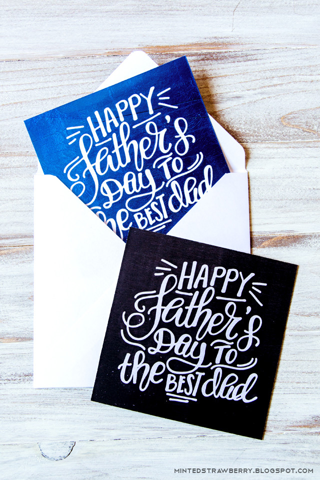 Diy Fathers Day Card
 12 Cute DIY Father’s Day Cards With Free Printables
