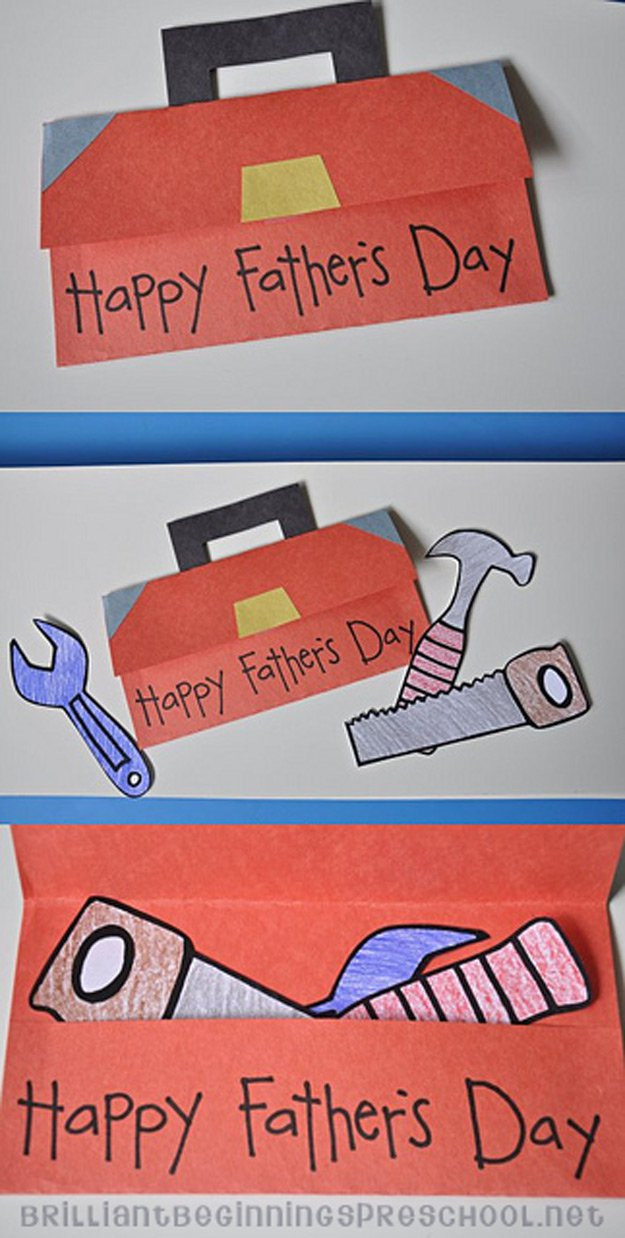 Diy Fathers Day Card
 21 DIY Ideas for Father’s Day Cards – Page 14 – Foliver blog