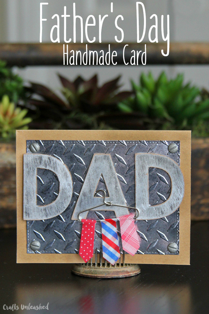 Diy Fathers Day Card
 DIY Father s Day Card with Mini Hanger Consumer Crafts
