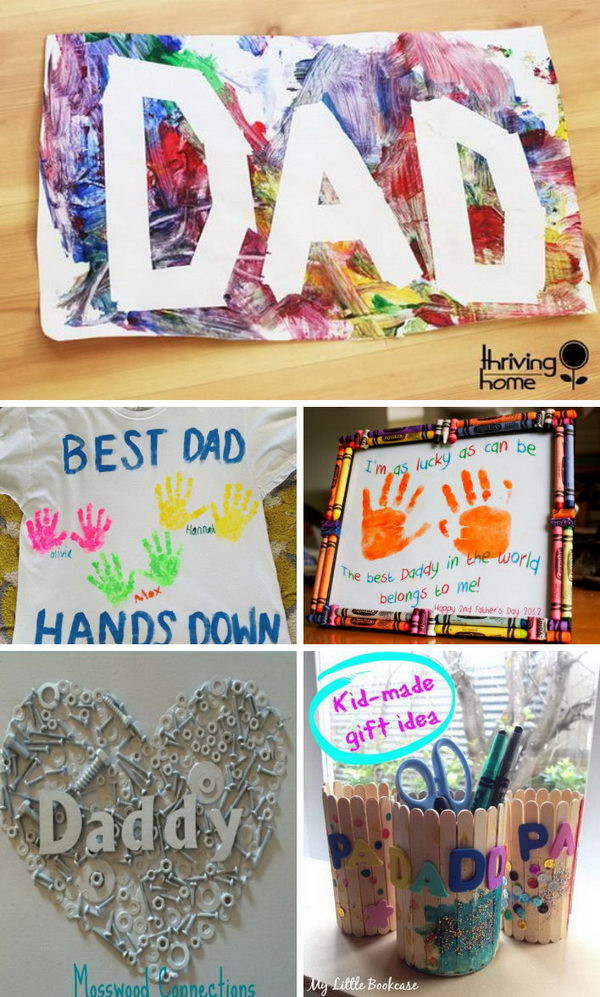 Diy Fathers Day Presents
 Awesome DIY Father s Day Gifts From Kids 2017